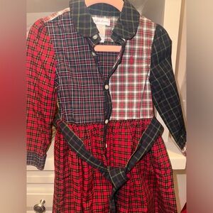 RALPH LAUREN | Plaid Cotton Holiday Shirtdress